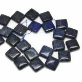 Lapis Lazuli Margele Pietre Semipretioase Patrat - 20 x 20 x 6-8 mm